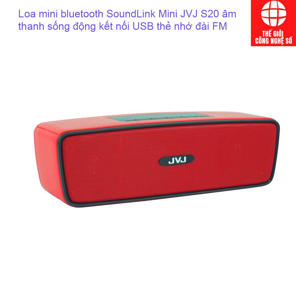 Loa mini bluetooth SoundLink Mini JVJ S20 âm thanh sống động kết nối USB thẻ nhớ đài FM