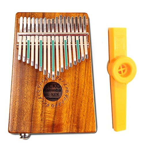 Đàn Kalimba 17 Phím Gỗ Koa Gecko K17KEQ Kèm Kèn Kazoo DreamMaker (Có EQ) - Có Sẵn