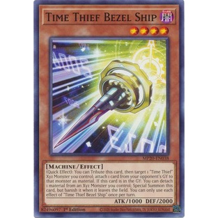 Thẻ bài Yugioh - TCG - Time Thief Bezel Ship / MP20-EN038'