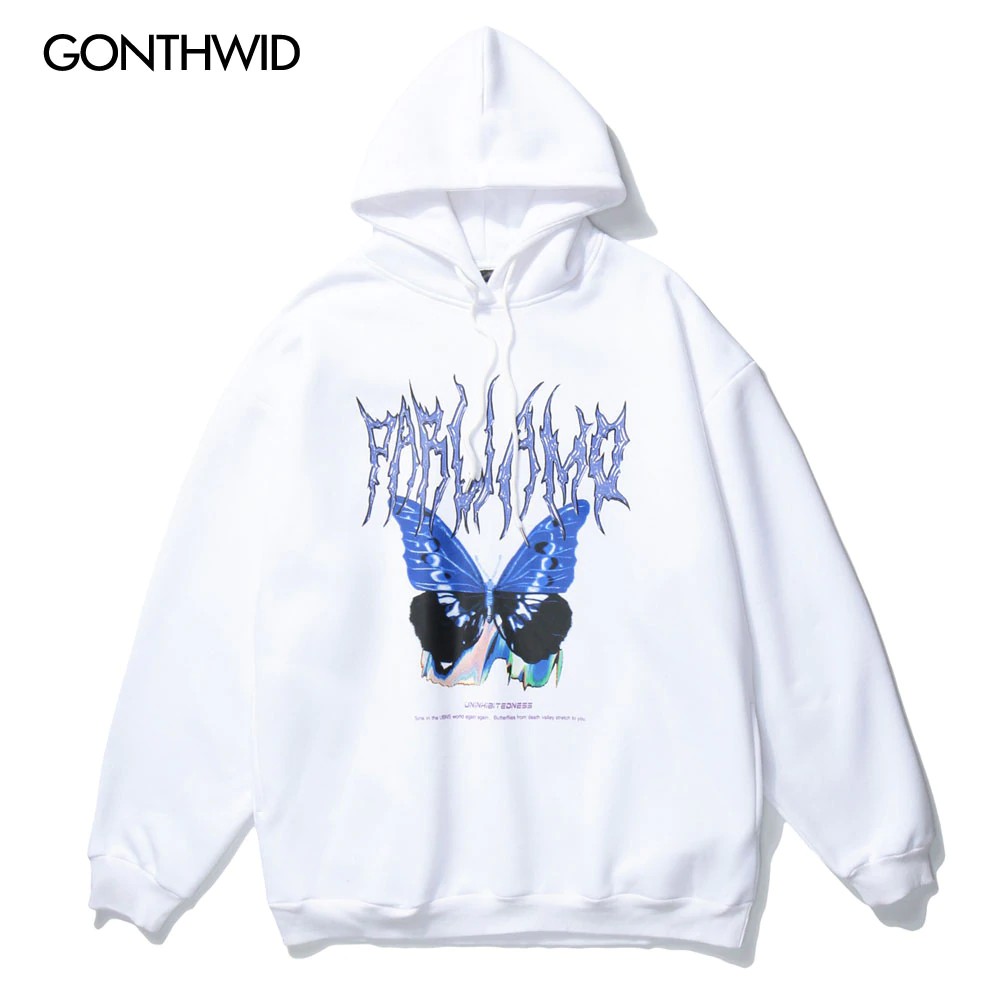 BUTTERFLY Áo Hoodie Hip Hop In Hình Bướm Cho Nam 2020 | BigBuy360 - bigbuy360.vn