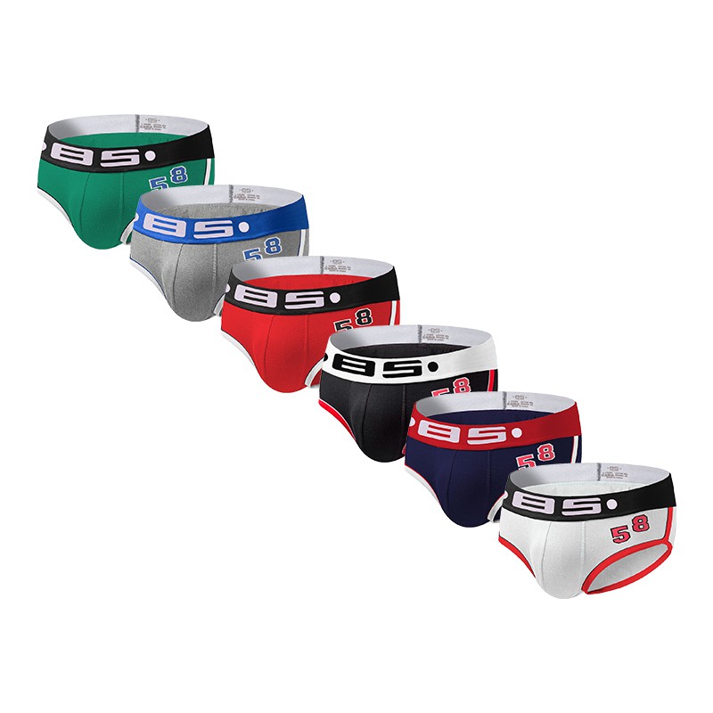 ORLVS Quần lót boxer chất liệu cotton cao cấp BS68 cho nam