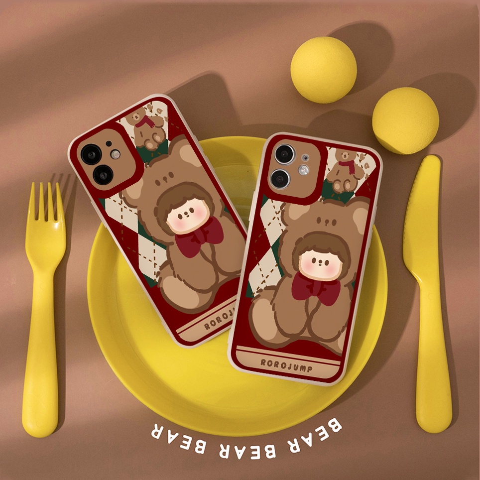 Ốp lưng iphone ốp cô gái nơ đỏ từ iphone 6 đến iphone 13 promax