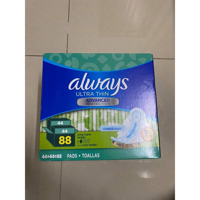 Băng vệ sinh always ultra thin 88 miếng