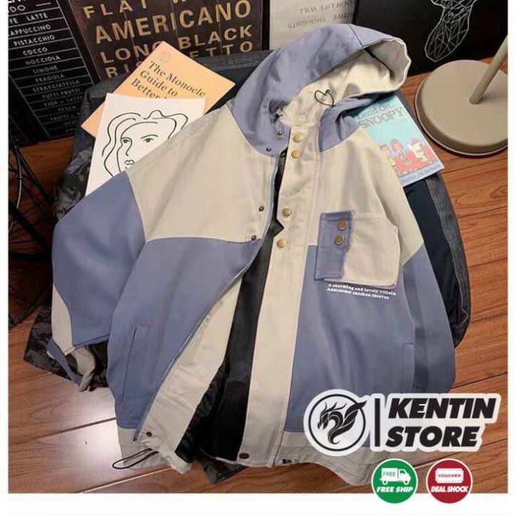 ÁO KHOÁC KAKI form rộng Unisex (M630 - Túi Hộp Ngang) cao cấp kèm ảnh thật KENTIN | BigBuy360 - bigbuy360.vn