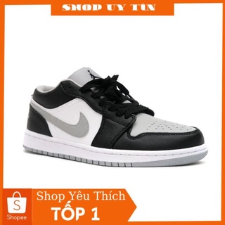 Giày Thể thao  Jordan 1  low xám khói cao cấp (tặng box)- giày  Jordan 1 xám thấp cổ