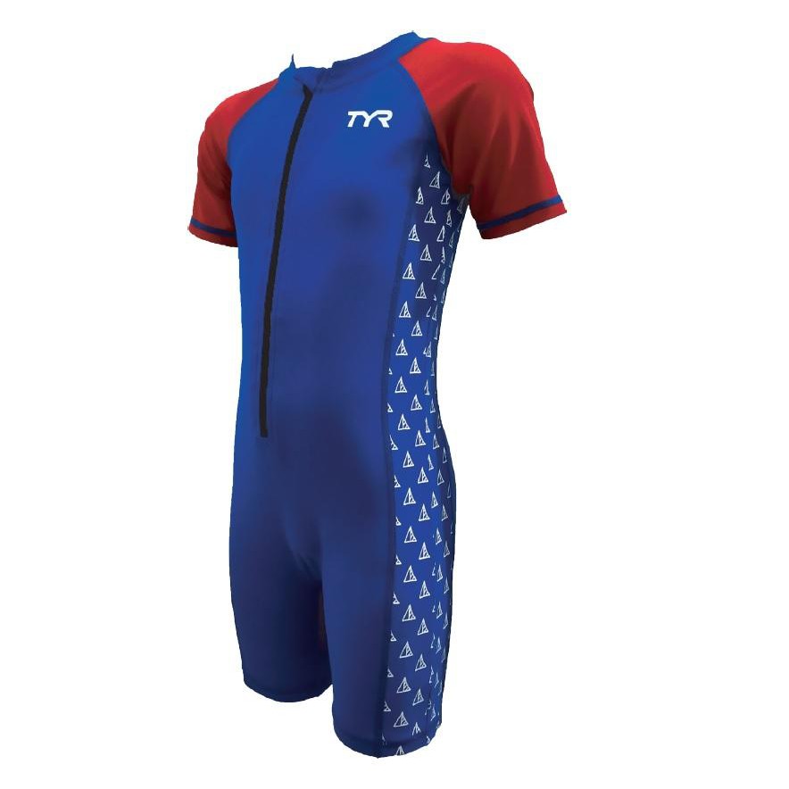Áo bơi liền quần trẻ em TYR Blaz Junior Short Sleeve Suit