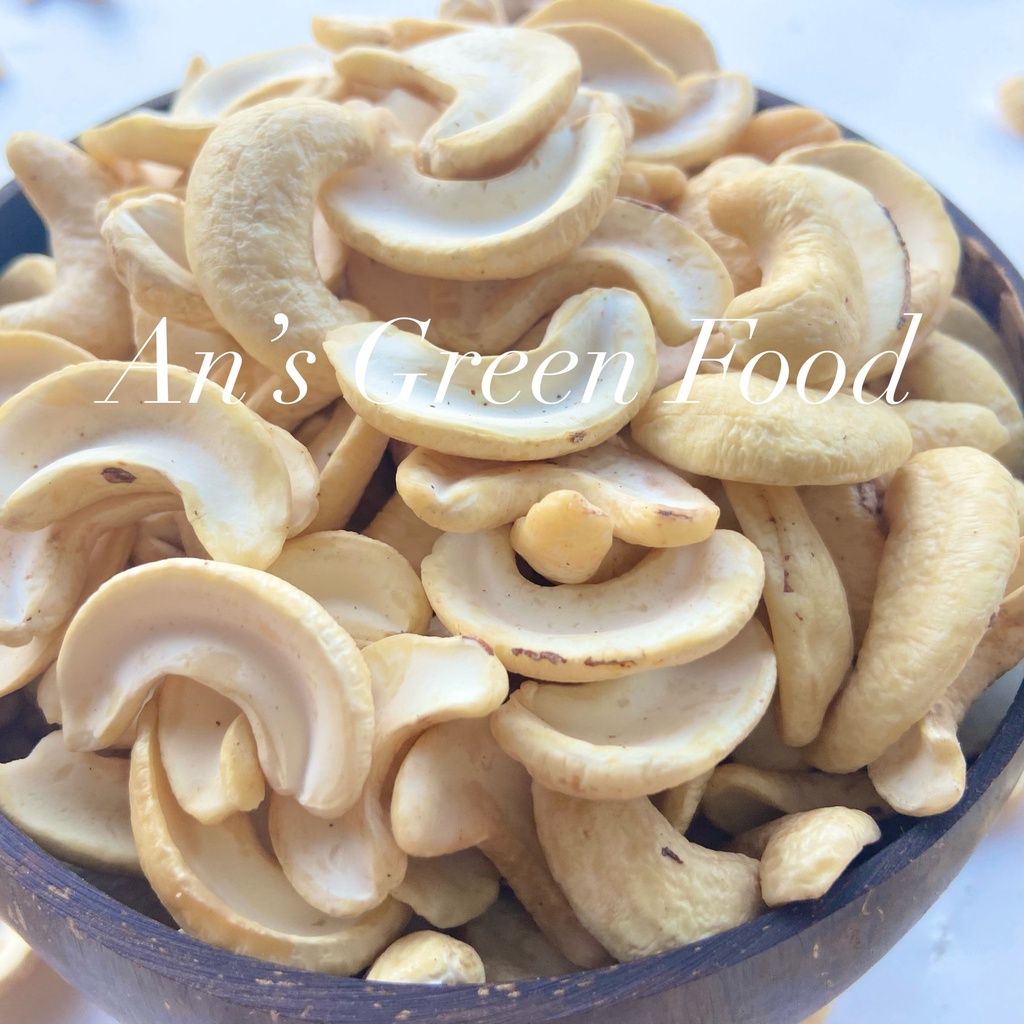 Hạt Điều Tươi Sạch Vỏ Vỡ Đôi - An’s Green Food (500g)