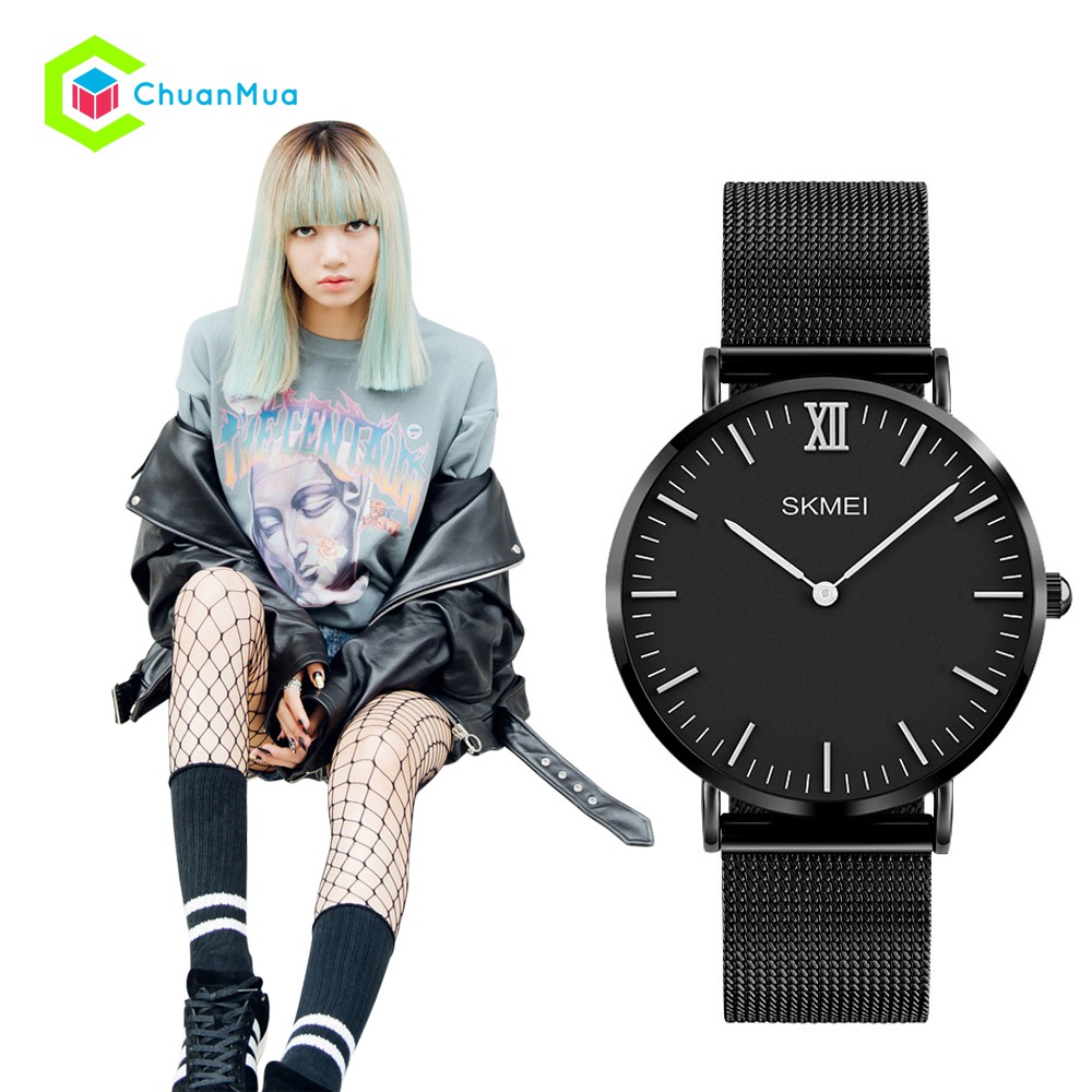 Đồng hồ Nữ SKMEI 1182 dây thép lưới DHA427 - Vàng - Size Nữ | BigBuy360 - bigbuy360.vn