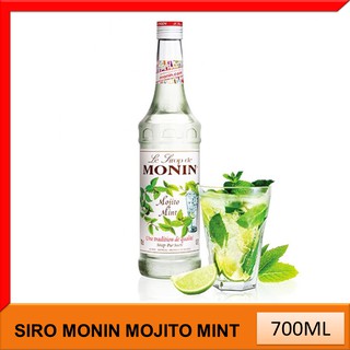 Siro Monin Bạc Hà Trắng (Mojito mint) 700ml - Date 2022