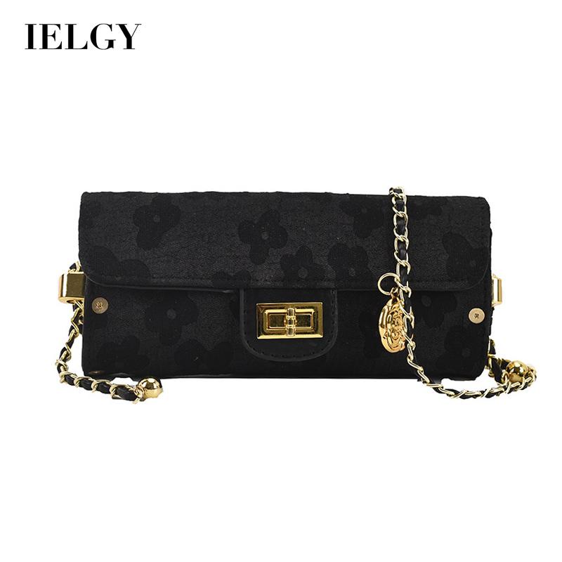 Túi đeo vai IELGY phối chuỗi xích thời trang dành cho nữ