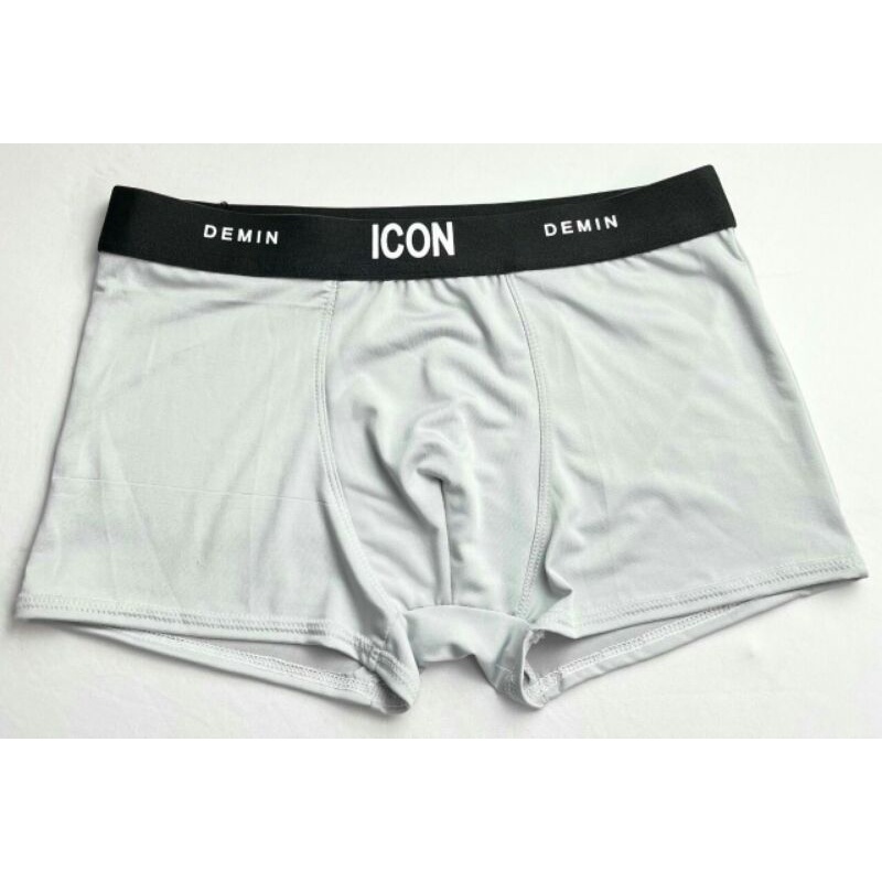 Quần Xì Nam Boxer I C O N DEMIN, Quần Sịp Nam Boxer Thun Lạnh Co Dãn 4 Chiều.