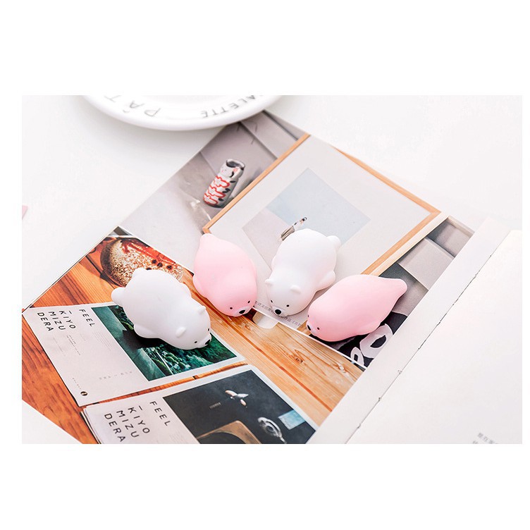 xĐồ chơi cho bé Squishy Mochi Dễ Thương , Mềm Bóp Đã - Hình Thú Cực Đáng Yêu T334u