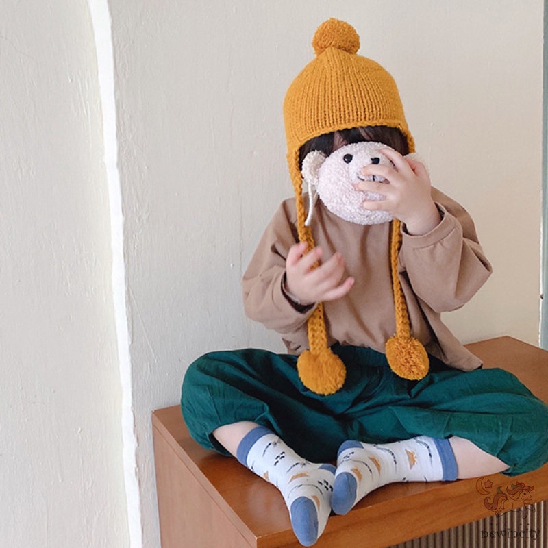 Bộ 3 đôi vớ cotton thiết kế hoạt hình dễ thương thời trang Hàn Quốc dành cho bé trai