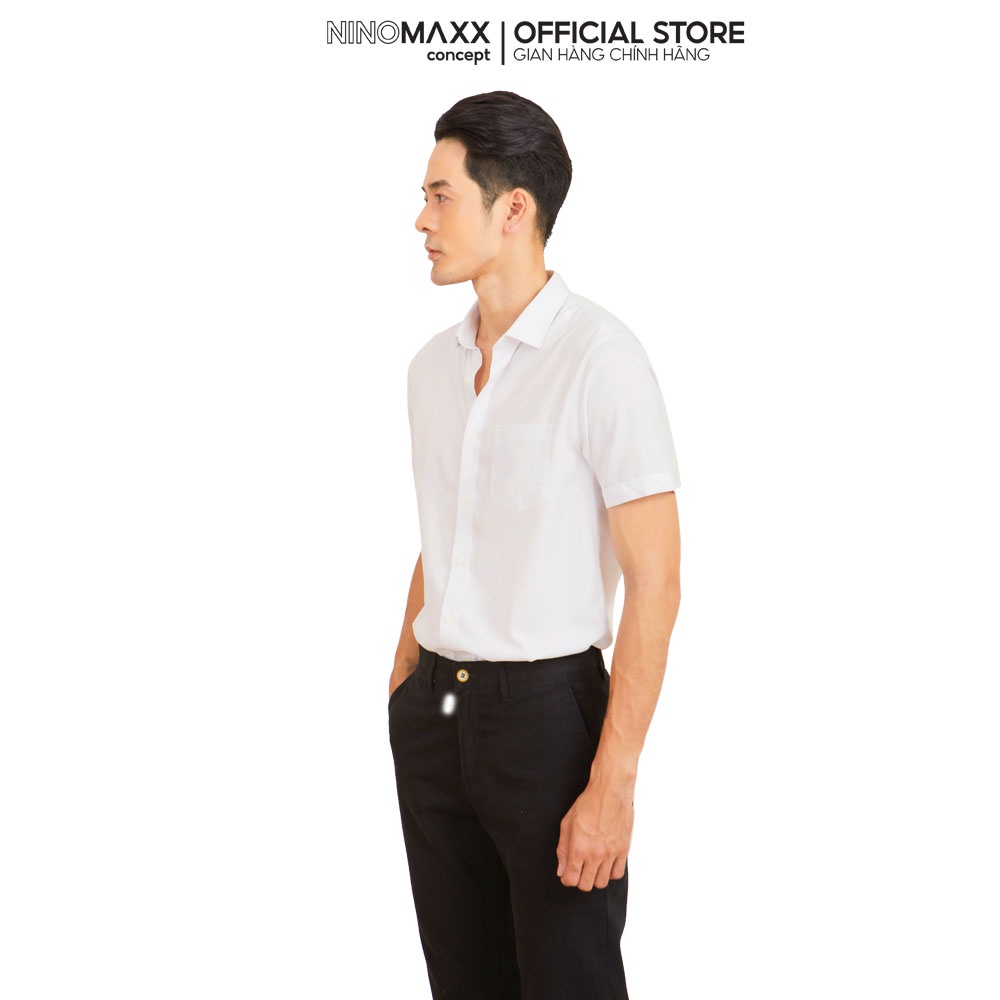 N&amp;M CLUB Áo Sơ Mi NamTay Ngắn chất liệu vải sợi tre Bamboo 2104018