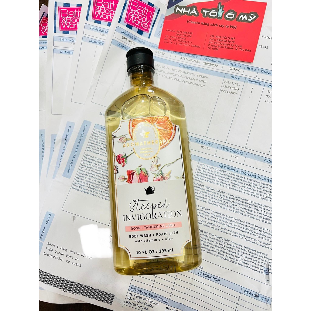 SỮA TẮM - LOTION - MIST - XỊT GỐI DÒNG AROMATHERY BBW