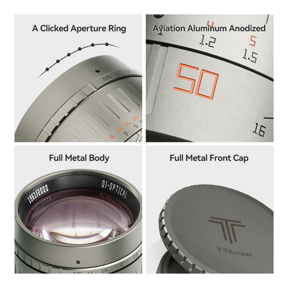 Ống kính TTArtisan 50mm F0.95 ASPH FullFrame cho Leica M