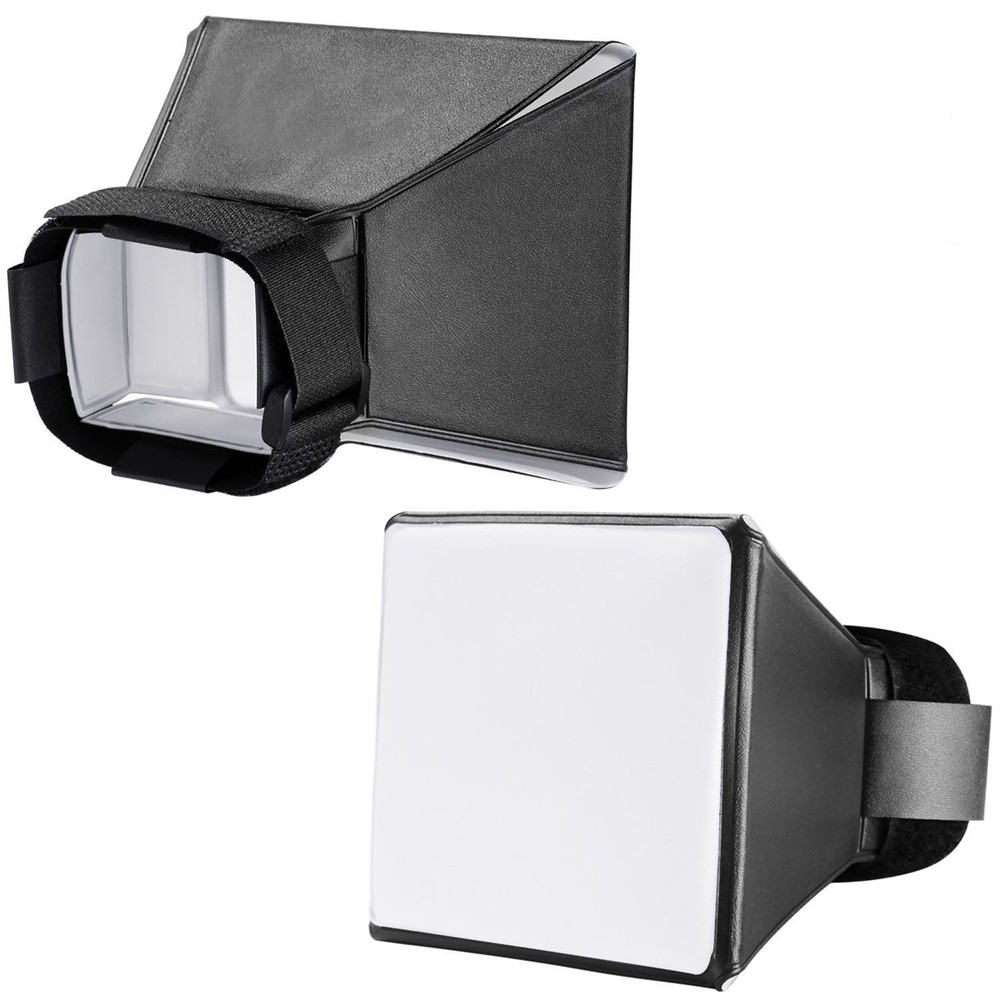 Hộp tản sáng mini đèn flash rời - softbox flash diffuser - kích thước 12.5 x 10 cm