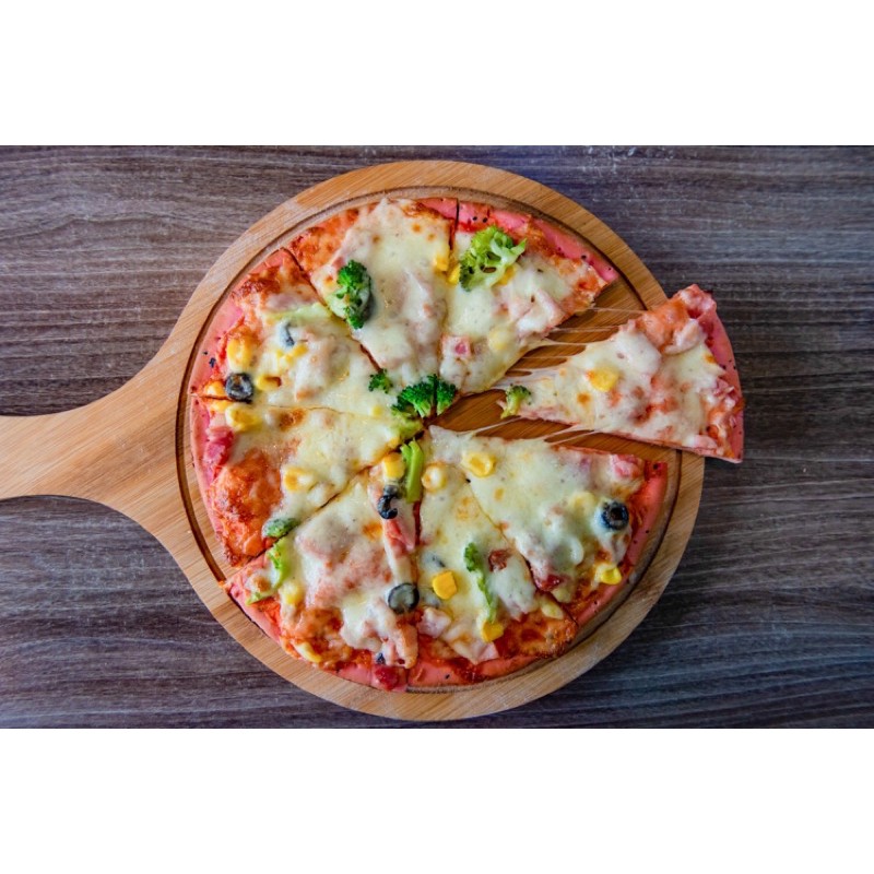 Đế Pizza🍕FREESHIP🚚Giao nhanh 1-2h,20cm,kèm lá thơm (Hàng mới-Nói không hàng cấp đông)