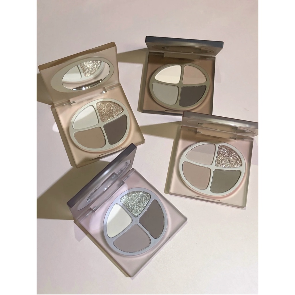 Bảng Phấn Mắt Màu Joocyee Nude Lì Ánh Ngọc Trai Lấp Lánh Bốn Màu Sắc Tinh Tế