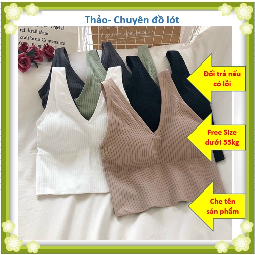 Áo bra 💖 Freeship từ 50k 💖 áo ngực bra chất lên gân co giãn 4 chiều size dưới 60kg