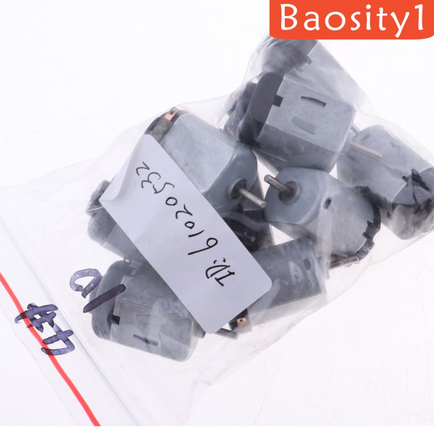 [Baosity1] 10 Đầu Nối Động Cơ Micro DC 130 3V 15000PRM Mini Cho Đồ Chơi Xe Hơi