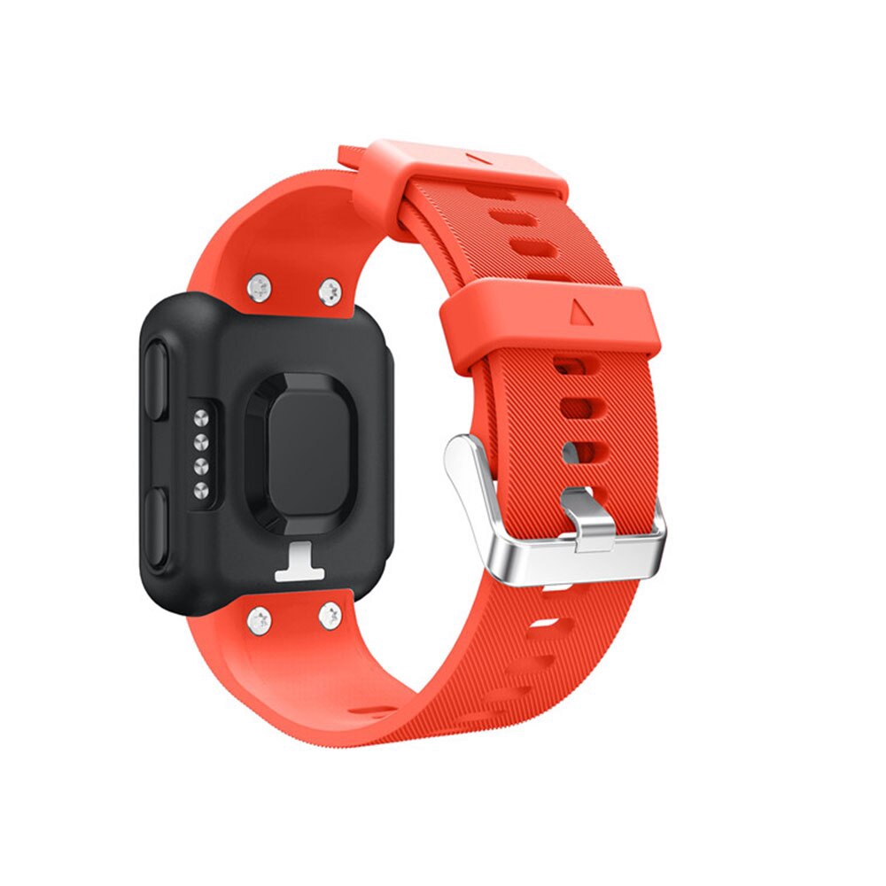 Dây Đeo Thay Thế Chất Liệu Silicon Màu Trơn Cho Garmin Forerunner 35 30