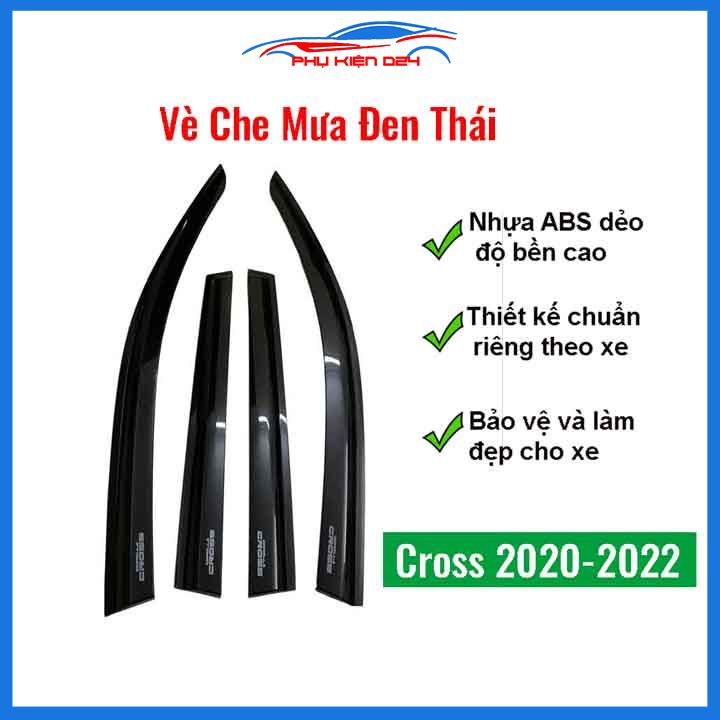 Vè mưa Cross 2020-2021-2022 vè đen che mưa bảo vệ trang trí xe