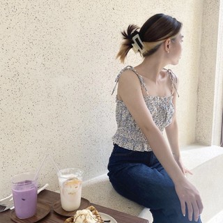 JANET STUDIO • Áo 2 dây thắt nơ