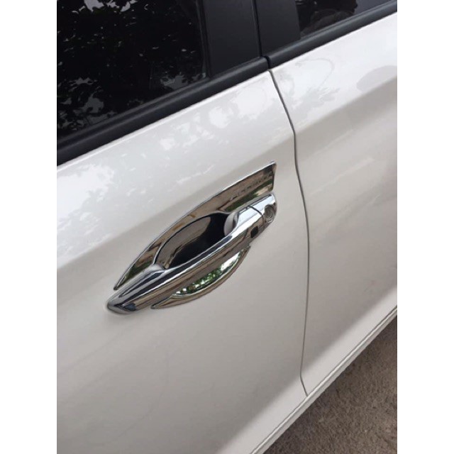 Ốp tay nắm, hõm cửa xe Hyundai Accent 2018- 2019- 2020- 2021 - 2022-2023 Nhựa ABS mạ crom cao cấp