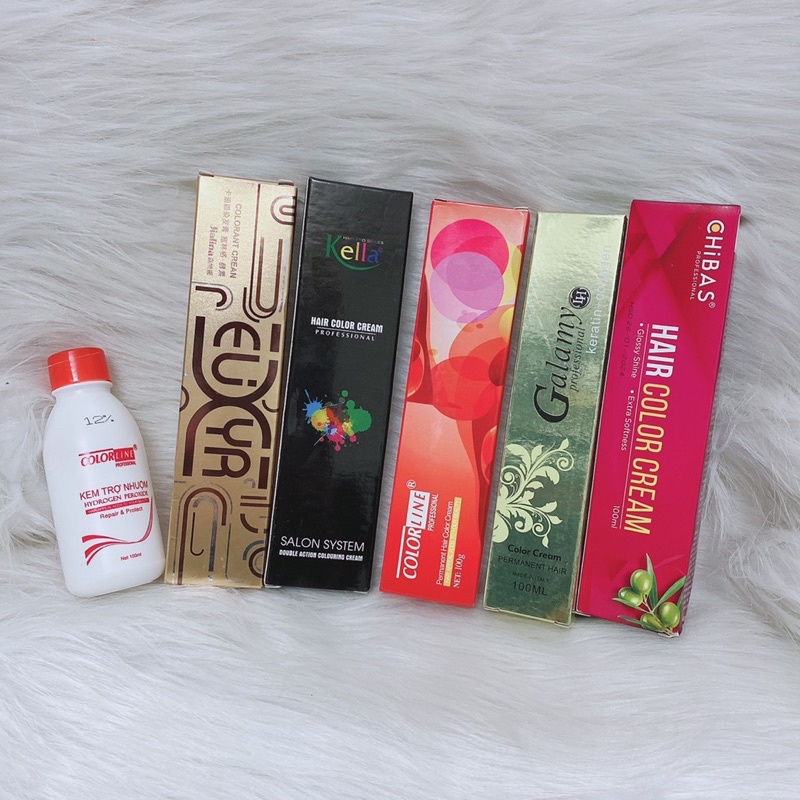 Kem Nhuộm Tóc Màu Nâu Vàng Tây 7.3 Medium Golden Blonde Hair Dye Cream