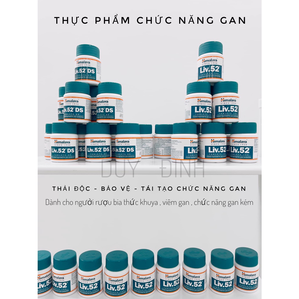 ( Hàng chuẩn ) Viên uống Liv.52 – Thanh lọc độc tố, bảo vệ gan.