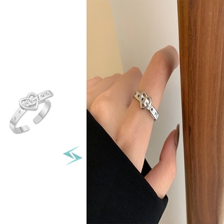 Nhẫn Đeo Tay Hình Trái Tim Có Thể Điều Chỉnh