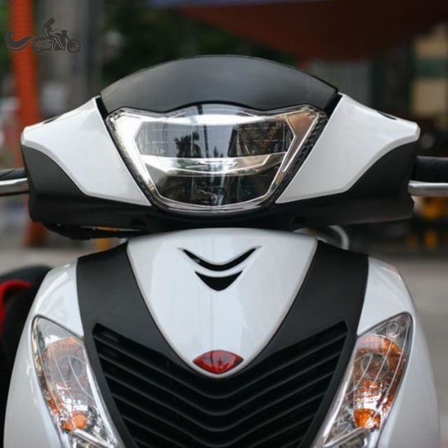 Đèn Pha Led 2 Tầng Xe SH Ý Nhập 2009-2012. Hàng Chính Hãng Bảo Hành Zhi.Pat Cao Cấp, Siêu Sáng. Màu Trắng Bạc &amp; Đen Khói