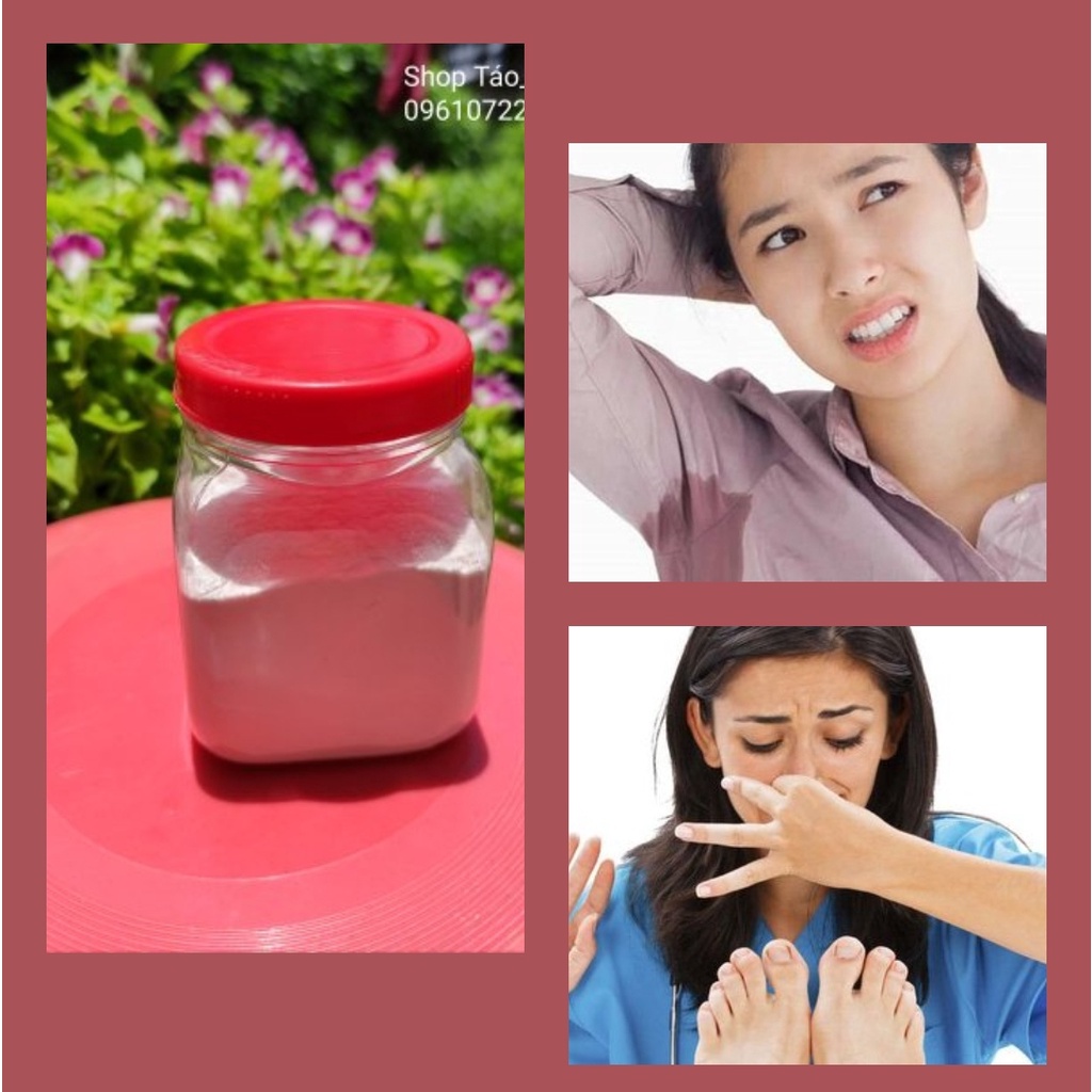 Bột phèn chua chưng cất nghiền mịn khử mùi hôi cơ thể