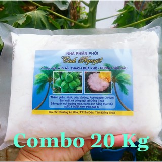 Combo 20 kí Thạch dừa thô