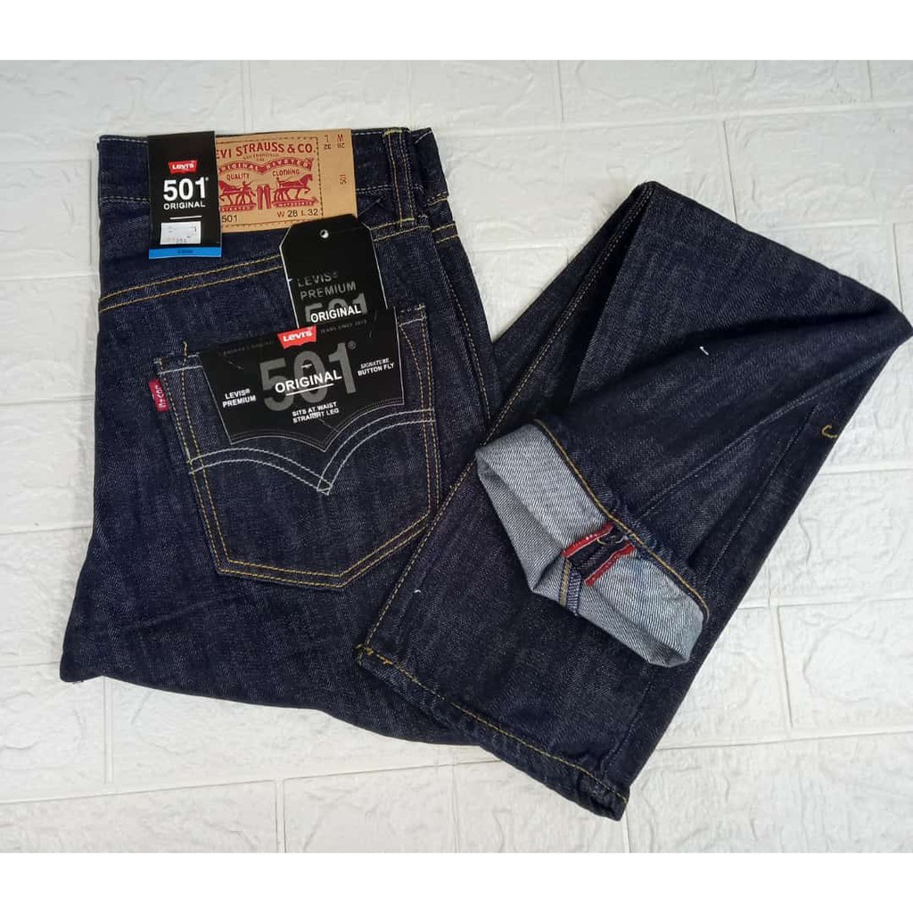 LEVI'S Quần Dài Levi 's 501 Thời Trang Cao Cấp Cho Nam