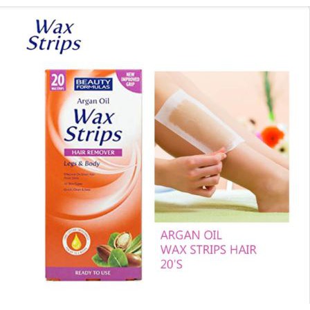 Miếng Dán Tẩy Lông Beauty Formulas Argan Oil Wax Strips Legs and Body | BigBuy360 - bigbuy360.vn