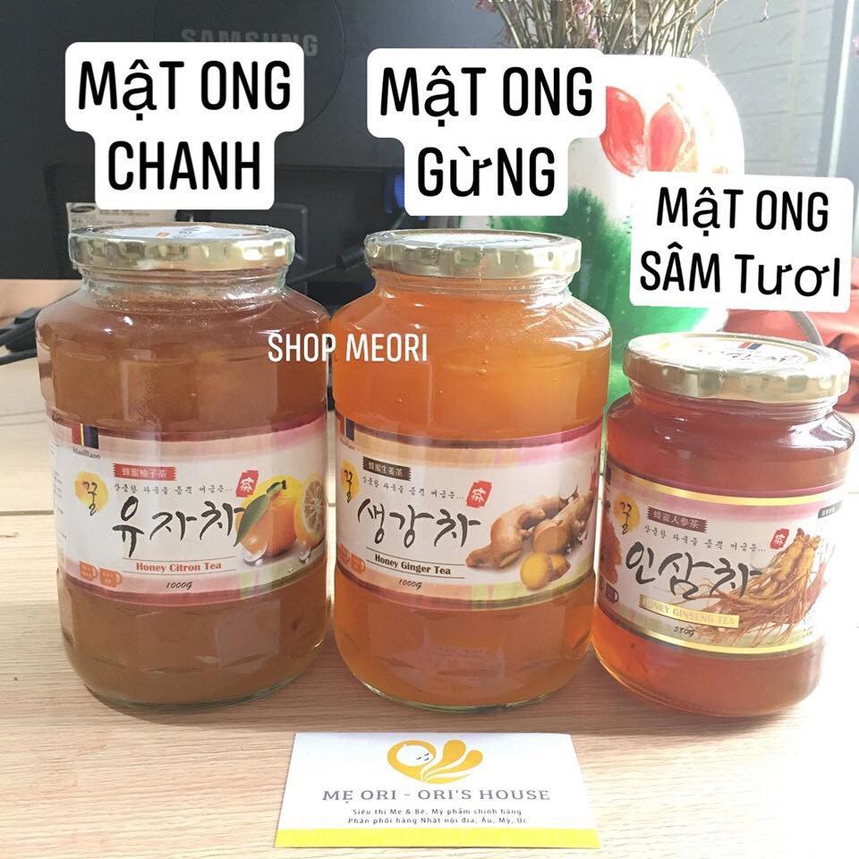 MẬT ONG CHANH, GỪNG 1KG - HÀN QUỐC