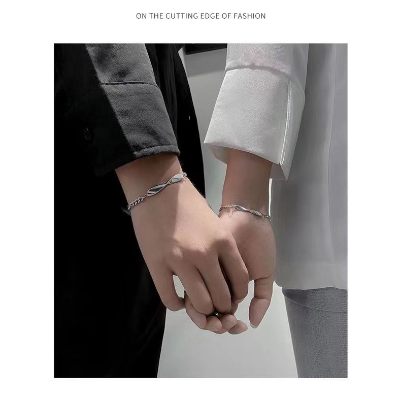 Cặp Vòng Tay Cặp Đôi Mobius Thời Trang Sáng Tạo Thích Hợp Làm Quà Tặng Sinh Viên niche Cho Nam Và Nữ