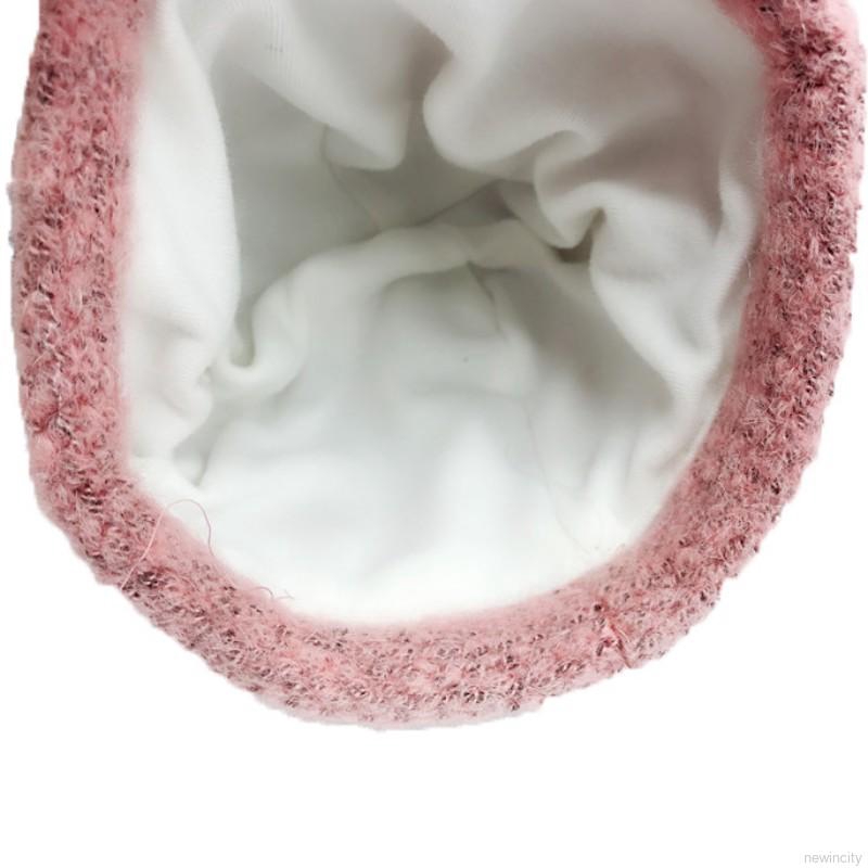 Mũ len kiểu dáng tuần lộc có gắn sừng dễ thương cho bé