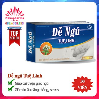 ✅ [CHÍNH HÃNG] Viên Dễ Ngủ Tuệ Linh – Giúp cải thiện giấc ngủ, ngủ sâu và ngon giấc, giảm lo âu căng thẳng, stress