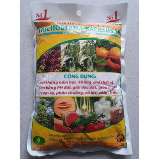 Chế phẩm sinh học Trichoderma - Bacillius.sp - Nấm đối kháng Trichoderma - Bacillius.sp gói 1kg