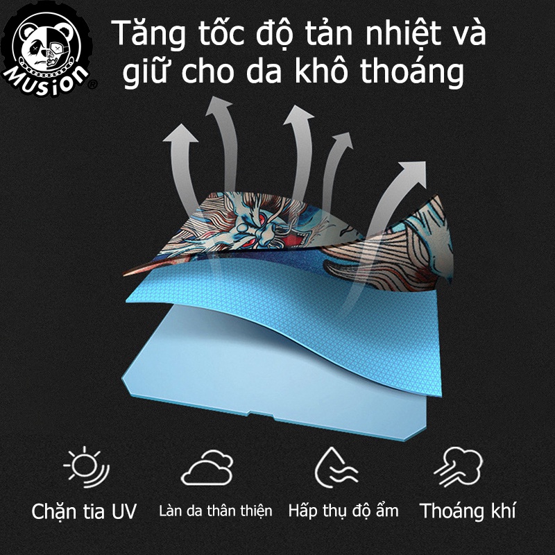 Găng tay áo chống nắng/ chống tia UV và bụi họa tiết cá tính cho nam nữ