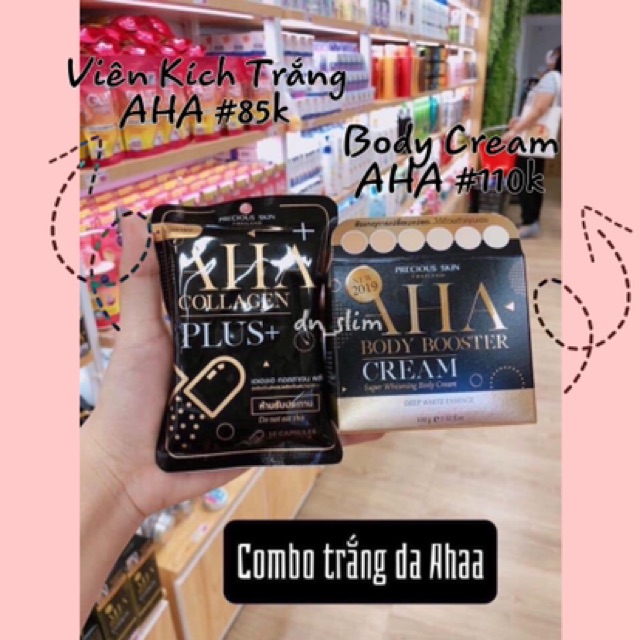 Combo Trắng Da Body AHA Thái Lan