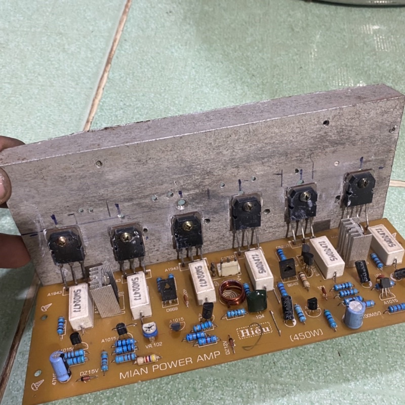 board công suất amply
