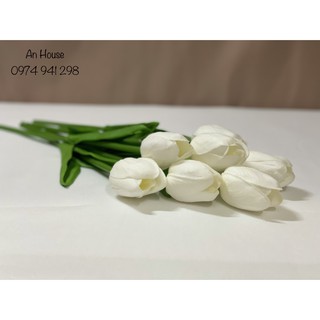 Hoa giả - Hoa tuylip cao su PU