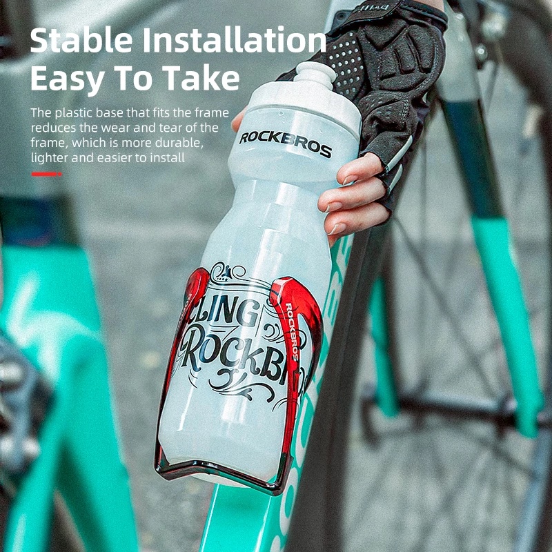 [Fulfilled by Shopee]Giá đỡ bình nước ROCKBROS gắn trên xe đạp MTB siêu nhẹ nhiều màu sắc tùy chọn cố định tiện lợi