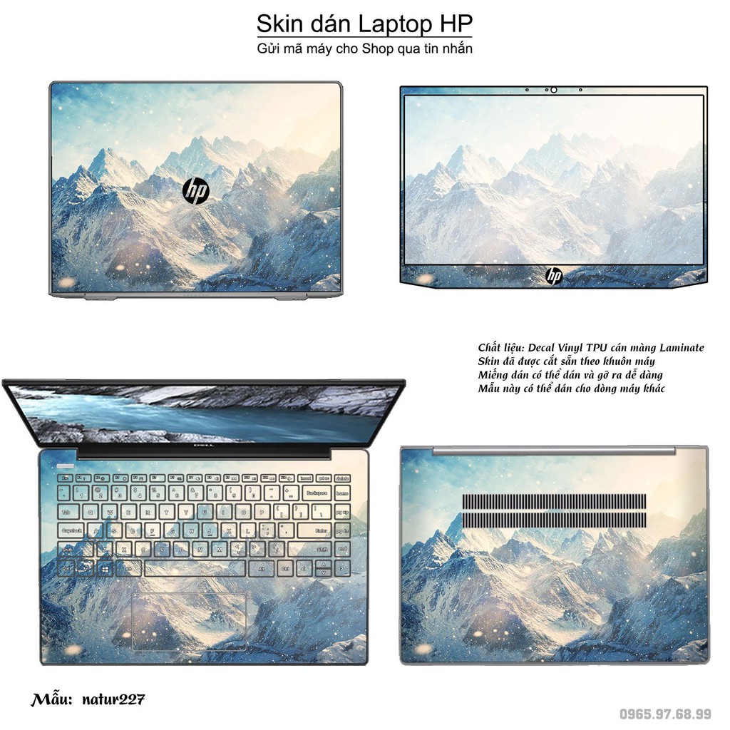 Skin dán Laptop HP in hình thiên nhiên _nhiều mẫu 9 (inbox mã máy cho Shop)