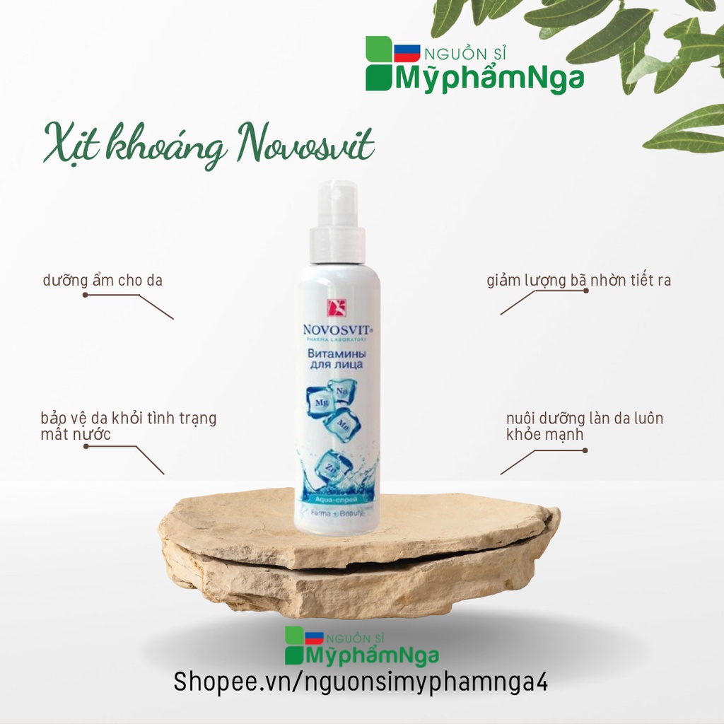 Xịt khoáng Novosvit Nga