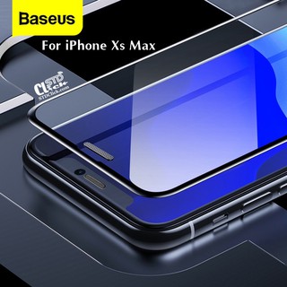 Miếng dán cường lực iphone xs max baseus có màng loa chính hãng
